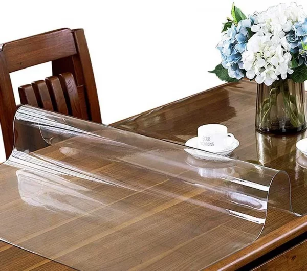 طلق رومیزی ضخیم شفاف و باکیفیت مناسب میر ناهار خوری و سطح میز کار و کابینتی