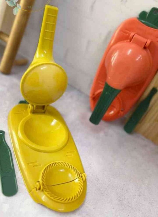 پیراشکی ساز دو کار رنگ زرد و نارنجی