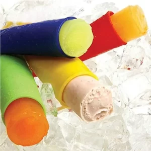 قالب بستنی سیلیکونی استوانه ای رنگی